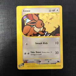 Pokemon Eevee Card Skyridge 54/144 Common NM Condition - Image 1