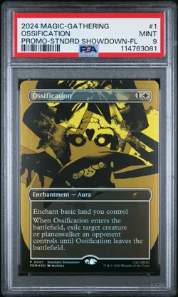 2024 MAGIC THE GATHERING WPN COWBOY BEBOP #0001 OSSIFICATION PSA 9 - Image 1