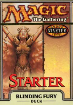 New and Sealed x 1 Starter 1999 Theme Deck - Blinding Fury MTG Preconstructed De - Image 1