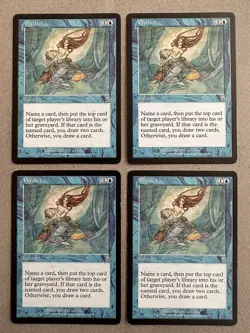 4x Predict - (Odyssey, Uncommon, English) MTG 4 Playset - Image 1