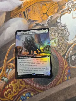 Arahbo, The First Fang Extended Art Foil MTG Foundations - NM - - Image 1
