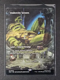 MTG Undercity Sewers (Borderless) Non-foil M 0020 Teenage Mutant Ninja Turtles - Image 1