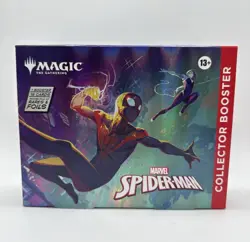 Magic The Gathering Spider-Man Collector Omega Box Collector Booster Pack Sealed - Image 1