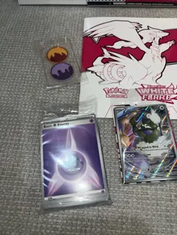 Pokemon Scarlet Violet WHITE FLARE ETB OPEN W/ tornadus full art PROMO NO PACKS - Image 3