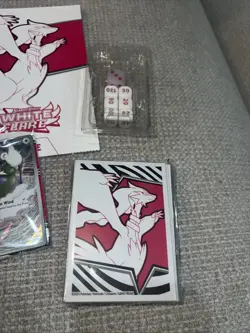Pokemon Scarlet Violet WHITE FLARE ETB OPEN W/ tornadus full art PROMO NO PACKS - Image 4