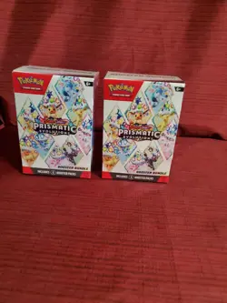 Pokemon TCG Prismatic Evolutions Booster Bundle Sealed x2 - Image 1
