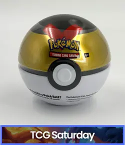 2021 POKEMON TCG LEVEL BALL POKEBALL TIN - Image 1