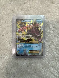 Pokemon TCG 2016 XY Breakpoint Mega M Gyarados EX Ultra Rare Holo Card 27/122 - Image 1