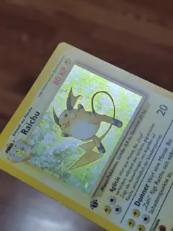 Pokemon TCG Raichu Base Set 1999 14/102 Holo Holo Rare 1st Edition GERMAN- NM - Image 2