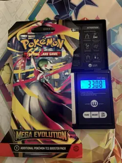 (VERY HEAVY) 33.08g Pokemon TCG Mega Evolution Sleeved Booster Pack (SEALED)✅ - Image 1