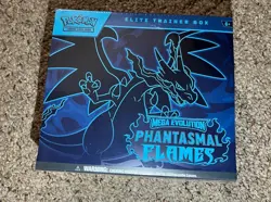 Pokemon TCG: Phantasmal Flames Factory Sealed Elite Trainer Box ETB - Image 1