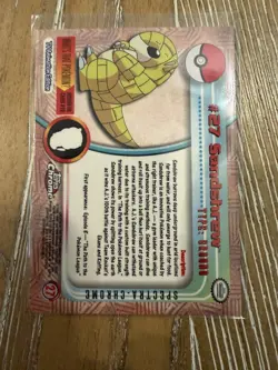 2000 Pokemon Topps Chrome Sandshrew SPECTRA! - Image 1