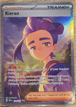 Kieran 174/131 Pokemon TCG SV: Prismatic Evolutions Special Illustration Rare NM - Image 1