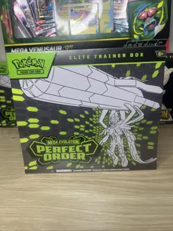 Pokemon TCG Mega Evolution Perfect Order Elite Trainer Box ETB Factory Sealed - Image 1