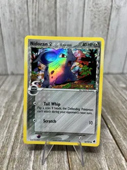 Nidoran F 56/101 Ex Dragon Frontiers Holo Stamped Delta Species Pokemon 2007 LP - Image 1