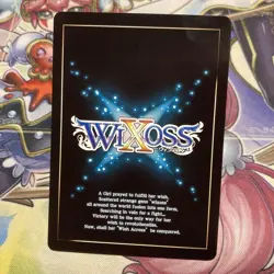 WIXOSS Yuuhi Riri Code VL Signed Card Holo Parallel Play - Image 2
