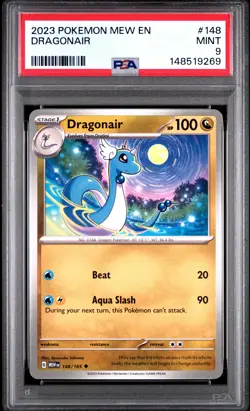 2023 POKEMON MEW EN-151 #148 DRAGONAIR PSA 9 - Image 1