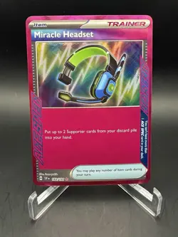 Pokemon Miracle Headset 183/191 Surging Sparks ACE SPEC Rare NM Holo - Image 1