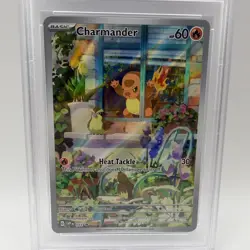 Pokemon TCG Charmander Obsidian Flames ETB Promo 044 PSA 9 - Image 2