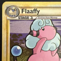 Flaaffy 3/30 Regular Trainer kit Gyarados & Raichu Pokemon TCG LP 2010 - Image 5