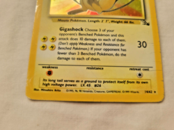 Vintage Pokemon 1999 Fossil Set – RARE HOLO/Foil Stage 1 – Muk & Raichu (MP/LP) - Image 5