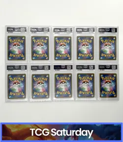 2021 POKEMON JP YU NAGABA X PCG CAMPAIGN COMPLETE PSA 10 SEQUENTIAL SET OF 10 - Image 2