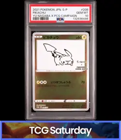 2021 POKEMON JP YU NAGABA X PCG CAMPAIGN COMPLETE PSA 10 SEQUENTIAL SET OF 10 - Image 4