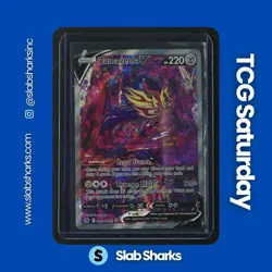 2023 POKEMON SWORD & SHIELD CROWN ZENITH GALARIAN GALLERY #GG54/GG70 ZAMAZENTA V - Image 1