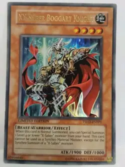 XX-Saber Boggart Knight TSHD-ENSP1 Ultra Rare Limited Edition Yu-Gi-Oh Card - Image 1