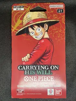 One Piece TCG English OP-13 Carrying On His Will Sleeved Pack - Image 1