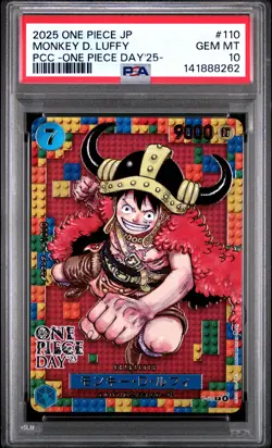2025 ONE PIECE JPN PREMIUM COLLECTION ONE PIECE DAY'25 MONKEY D. LUFFY PSA 10 - Image 1