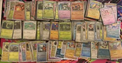 5 pounds Pokemon/ One Piece TCG Bulk mix modern set Ascended Hereos and extras - Image 1