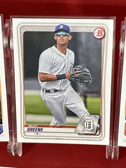 RILEY GREENE SP RC Lot (10) Topps FLAGSHIP Bowman ROOKIE Baseball Card TIGERS - Image 3