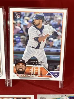 RILEY GREENE SP RC Lot (10) Topps FLAGSHIP Bowman ROOKIE Baseball Card TIGERS - Image 4