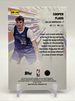2025-26 Topps - Power Players Cooper Flagg #PP-16 (RC) - Image 2