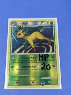 Leafeon - 13/95 - Holo Rare Reverse Holo Call of Legends - Pokemon Card - MP - Image 3