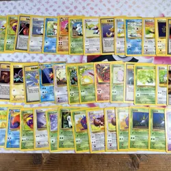 Lot Of 48 WOTC Pokemon Cards Damaged Team Rocket, Fossil,Jungle #35 - Image 4