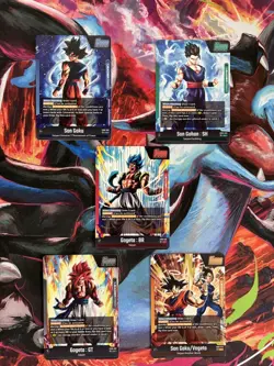 Dragon BALL Dual Evolution FB09 SR Card LOT - Super Rare-x7 Leader-x5 Rare-x48 - Image 2