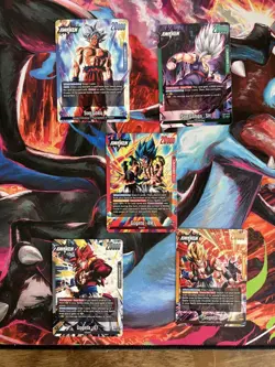 Dragon BALL Dual Evolution FB09 SR Card LOT - Super Rare-x7 Leader-x5 Rare-x48 - Image 3