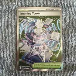 Jamming Tower Holo Ultra Rare ME: Ascended Heroes 261/217 NM Pokemon card tcg - Image 1