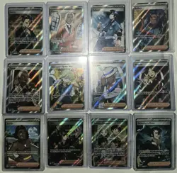 (12) card FULL ART TRAINER LOT NM Pokemon TCG '23-'25 PAR PAL PRE SSP PAF PFL - Image 1