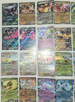 (40) CARD LOT Pokemon EX NO DUPLICATES Double Rare - NM Scarlet Violet Mega - Image 2