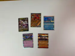 Pokemon Cards Lot 100Japanese Pokemon TCG Bulk + 5 Holo Rare EX V - Image 3