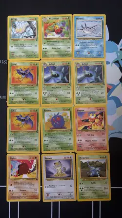 Vintage Pokemon Cards Lot - 120 Cards - Vintage WotC - Base Set, Jungle, Fossil - Image 3