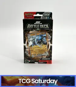 POKEMON TCG LUCARIO EX BATTLE DECK 60 CARD STARTER DECK - Image 1