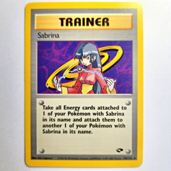 Sabrina 110/132 Pokemon TCG Gym Challenge NM Vintage 2000 Card - Image 2