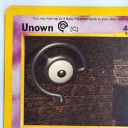 Unown [C] 57/105 Pokemon TCG Neo Destiny 1st Edition NM Vintage 2002 Card - Image 3