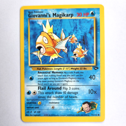 Giovanni's Magikarp 73/132 Pokemon TCG Gym Challenge NM Vintage 2000 Card - Image 2