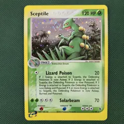 WHOLE SWIRL 🌀💫 Sceptile 11/109 EX Ruby & Sapphire Holo Rare 2003 Pokemon Card - Image 3