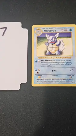 Pokemon TCG Base Set Wartortle 042/102 SHADOWLESS English Card - Image 1